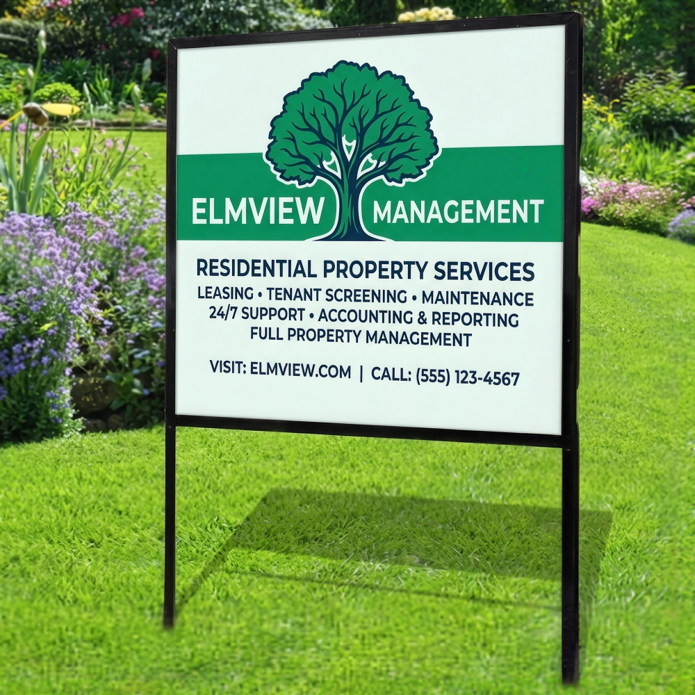 18"x24" Metal Yard Sign Frame