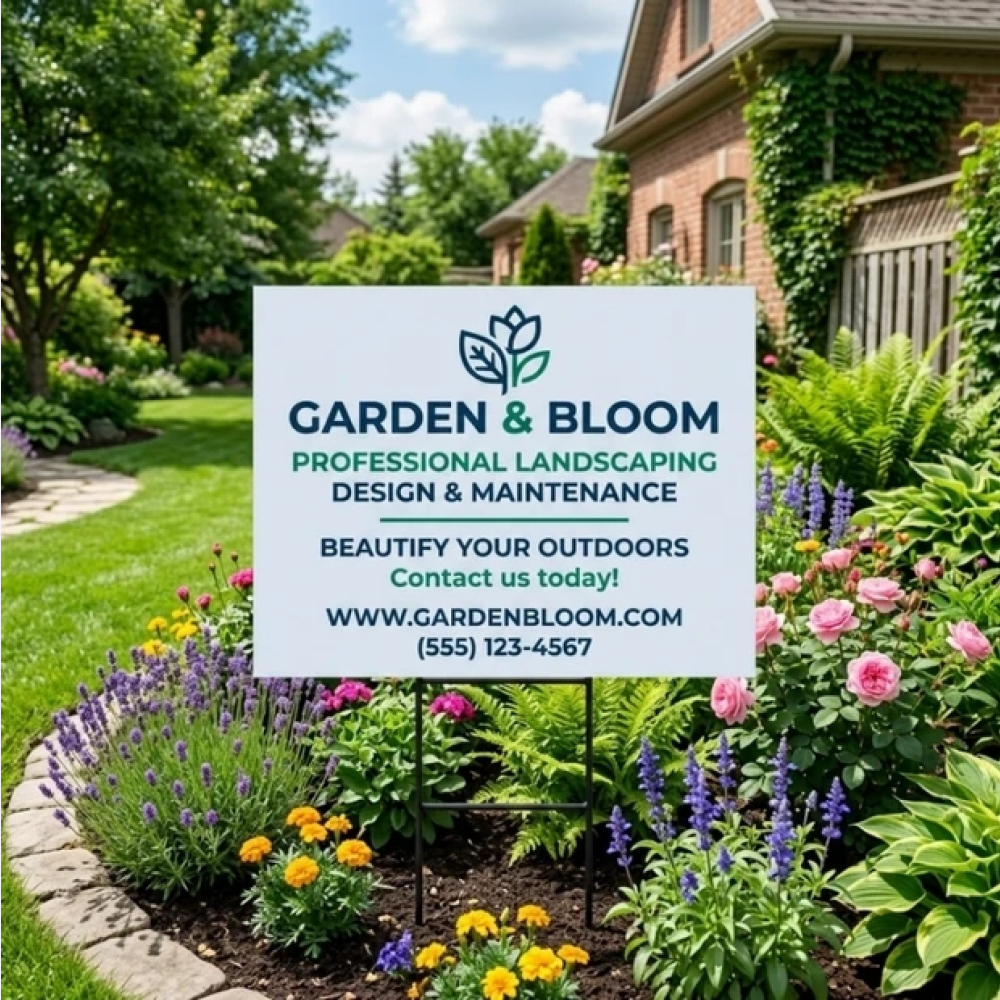 CUSTOM YARD SIGN