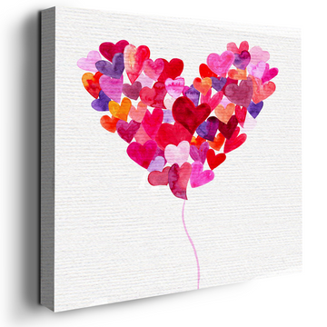 LOVE & HEARTS CANVAS DECOR