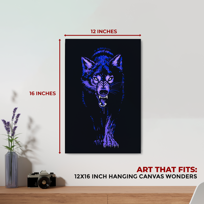 STRONG WOLF DECOR CANVAS