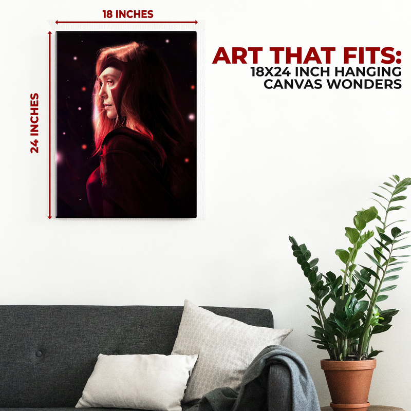 SCARLET WITCH WALL CANVAS DECOR