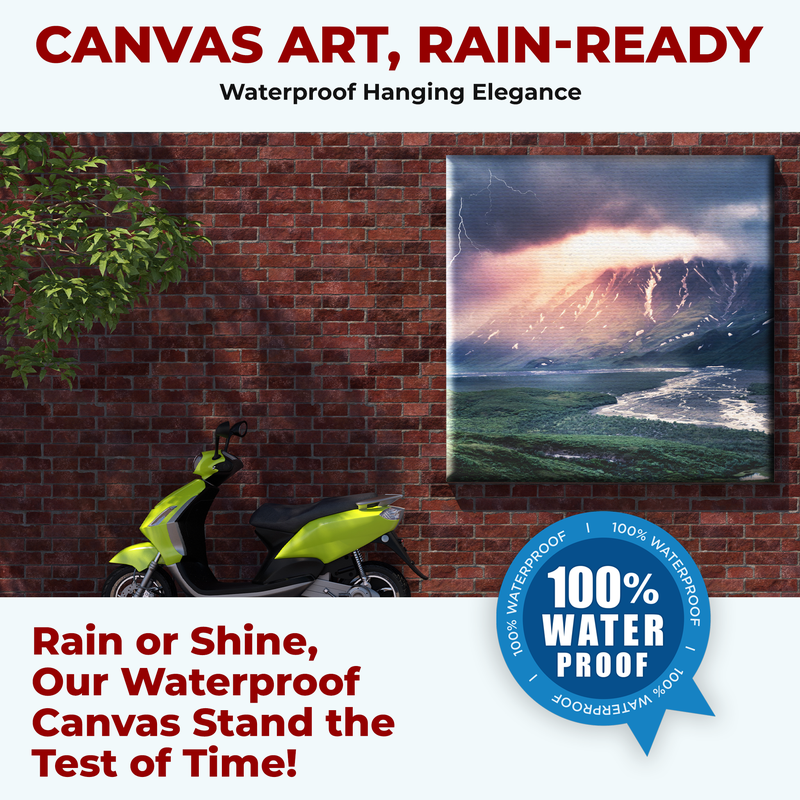 THUNDERSTORM WALL CANVAS DECOR