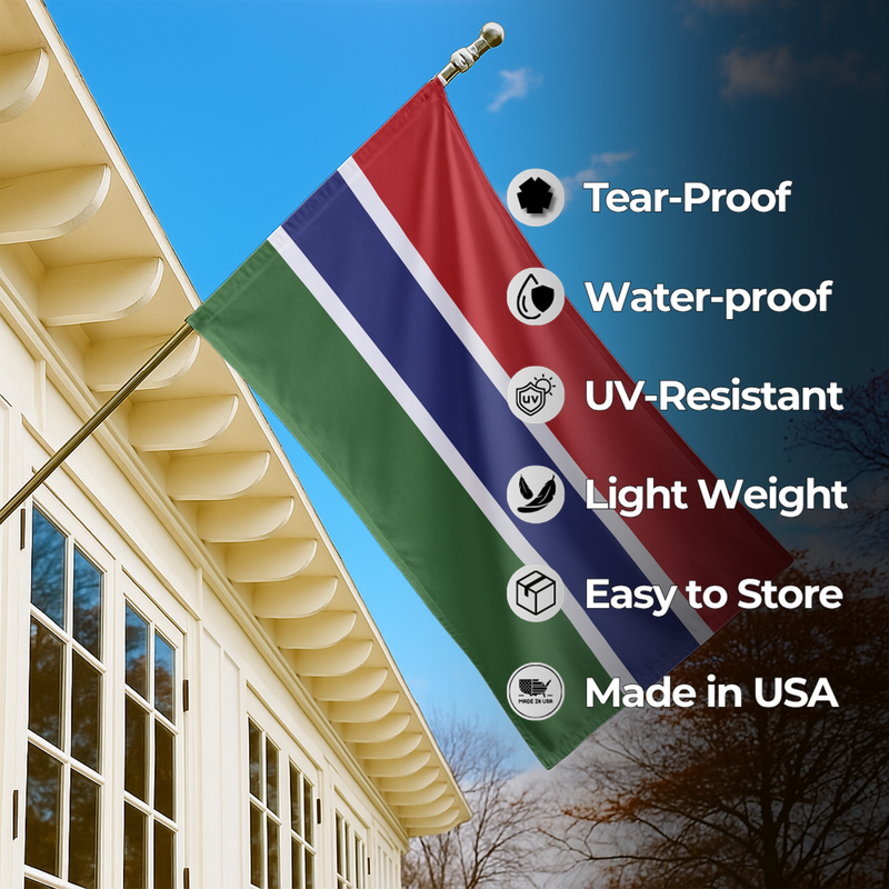 GAMBIA FLAG