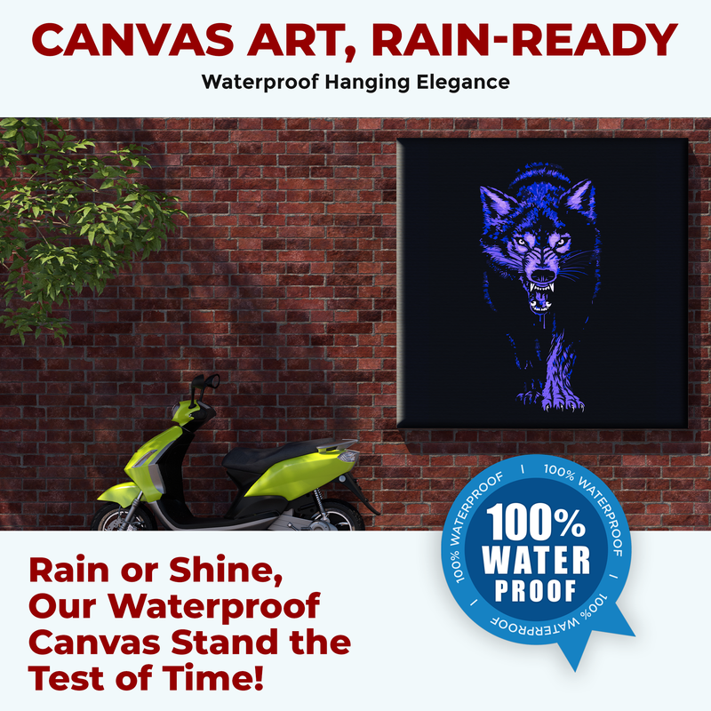 STRONG WOLF DECOR CANVAS