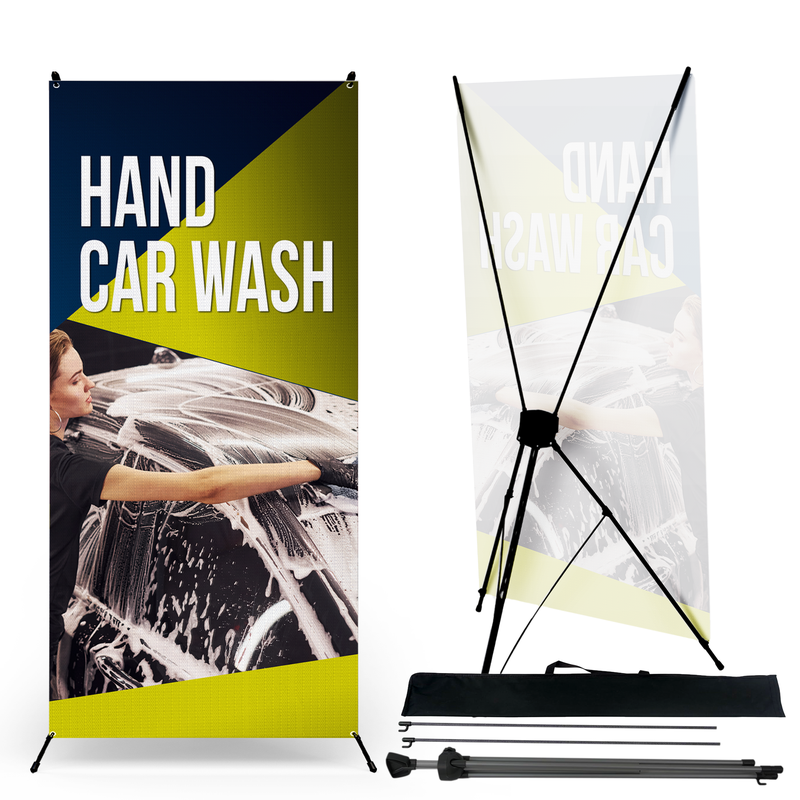 HAND CAR WASH X-BANNER