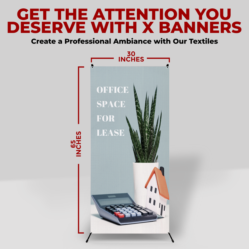 OFFICE SPACE FOR LEASE X-BANNER