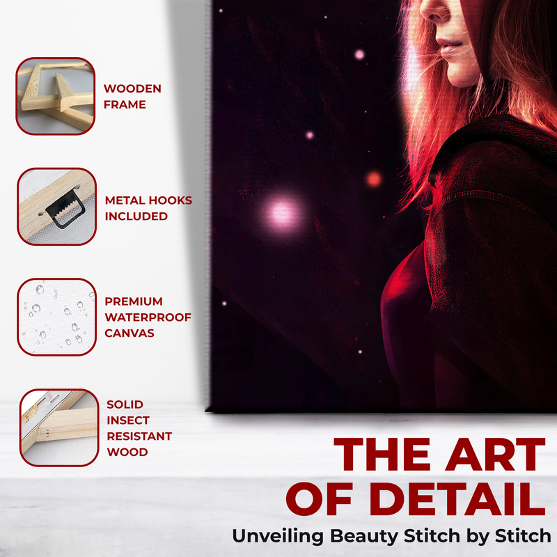 SCARLET WITCH WALL CANVAS DECOR