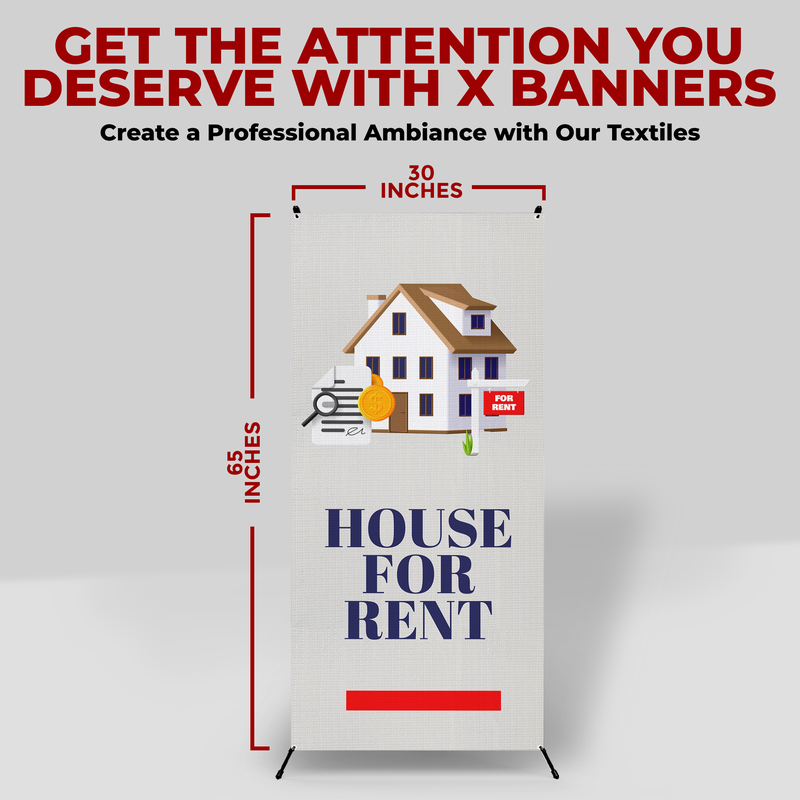 HOUSE FOR RENT X-BANNER