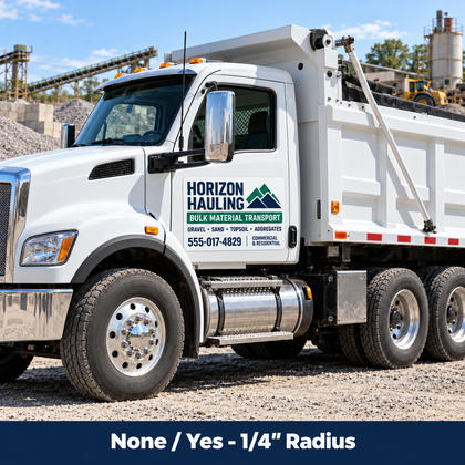 Yes - 1/4" Radius