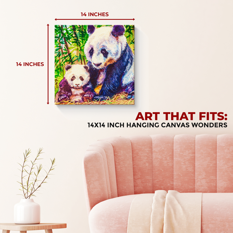 PANDAS DECOR CANVAS
