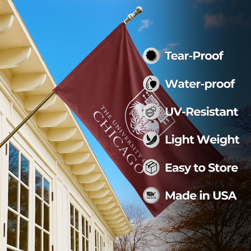 CHICAGO UNIVERSITY FLAG