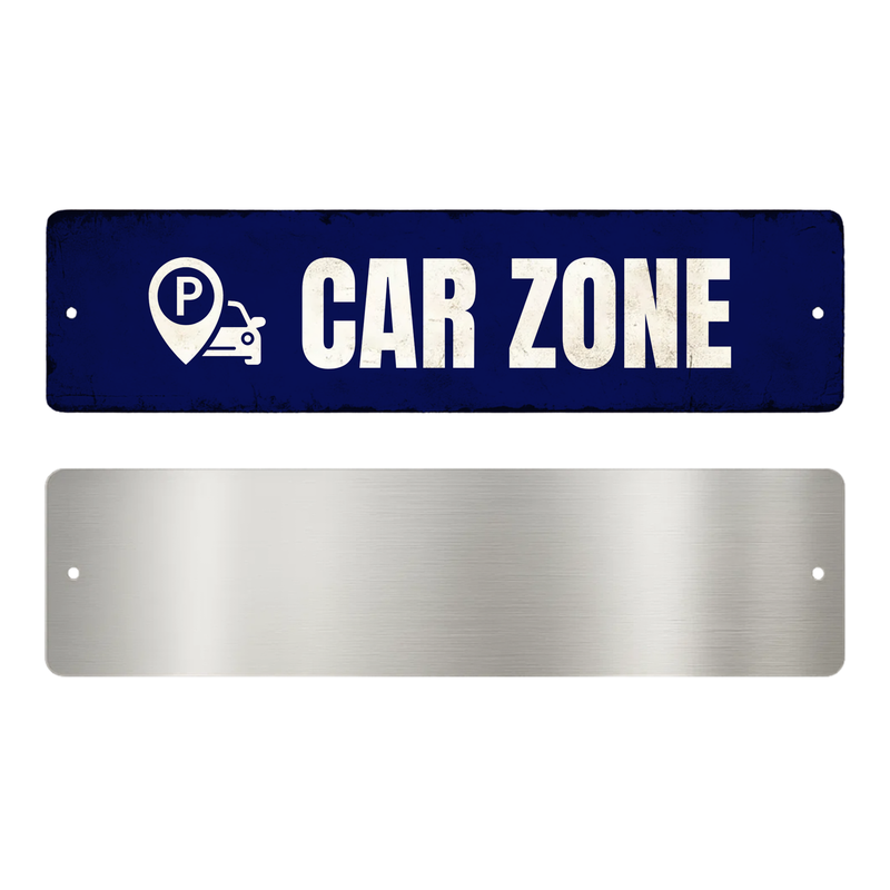 CAR ZONE SIGN