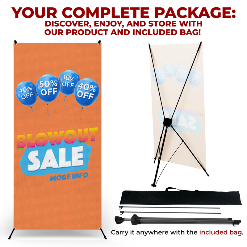 BLOWOUT SALE X-BANNER