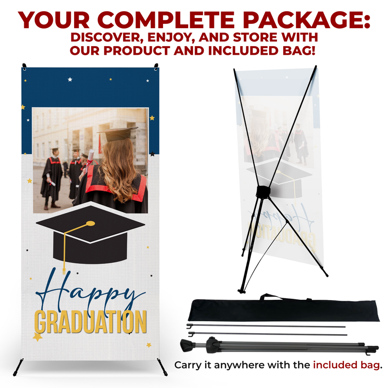 HAPPY GRADUATION X-BANNER