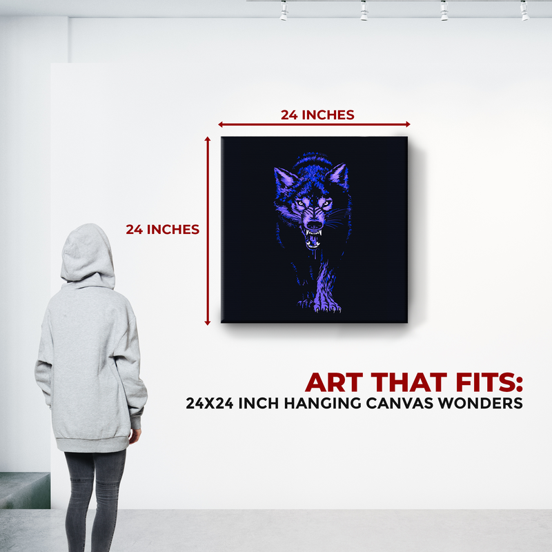 STRONG WOLF DECOR CANVAS