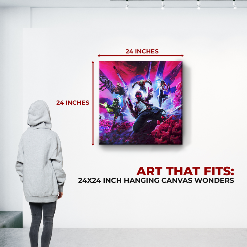 GUARDIANS OF GALAXY WALL CANVAS DECOR