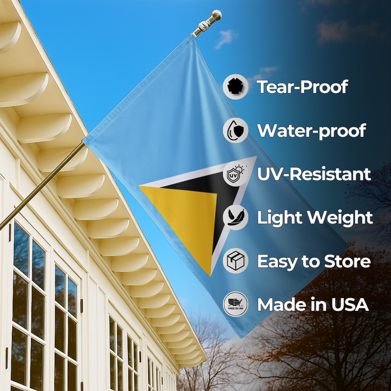 SAINT LUCIA FLAG