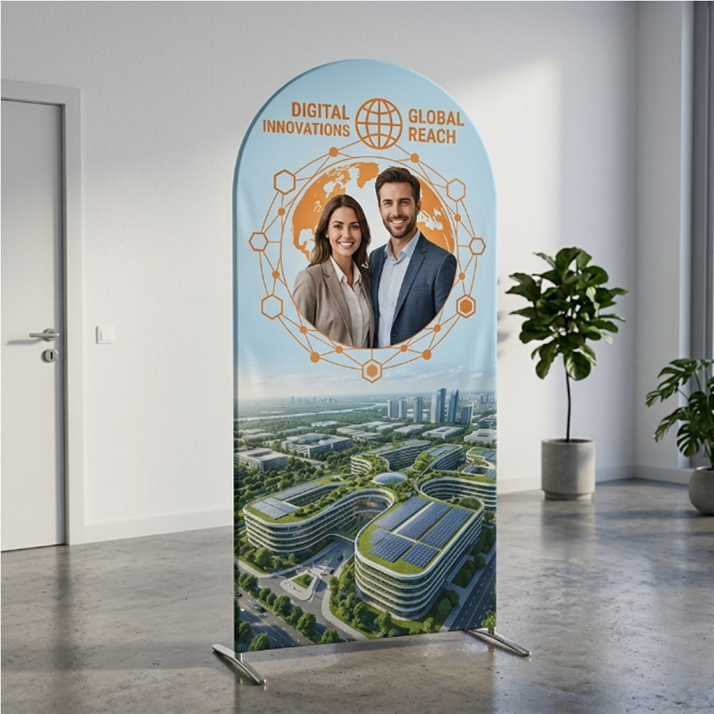 DC Custom Arch Backdrop Cover, Double Sided Custom Arch Covers