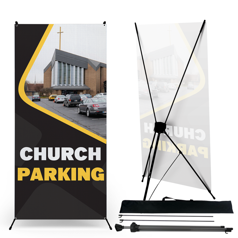CHURCH PARKING X-BANNER