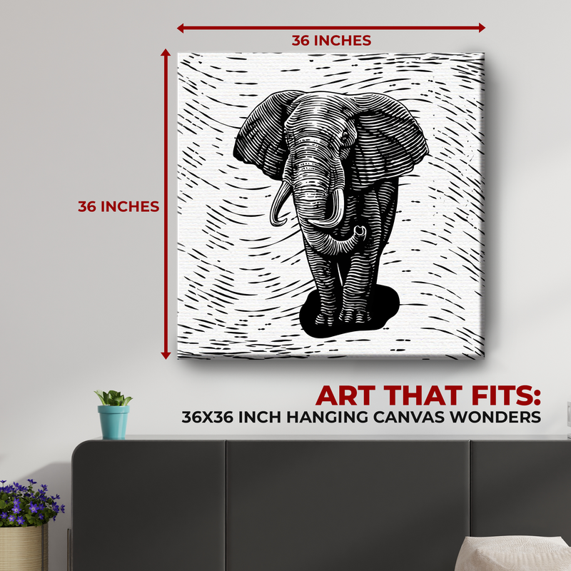 ELEPHANT CANVAS DECOR