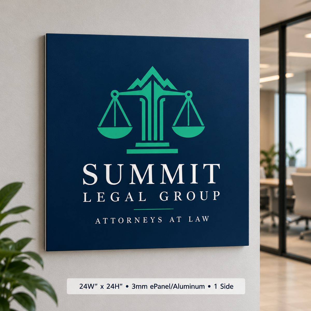 Custom E-Panel Aluminum Composite Signs