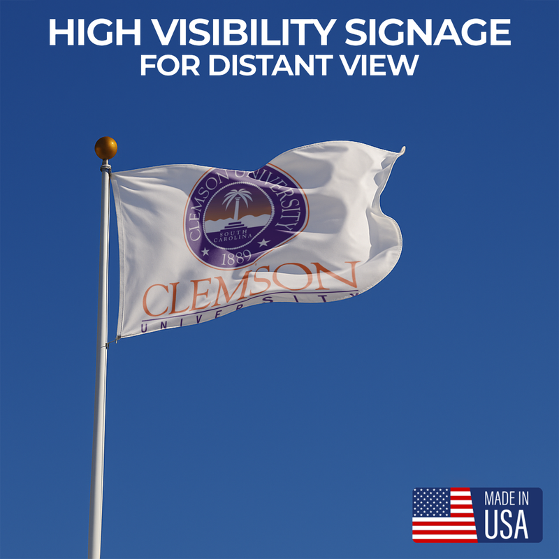 CLEMSON UNIVERSITY FLAG