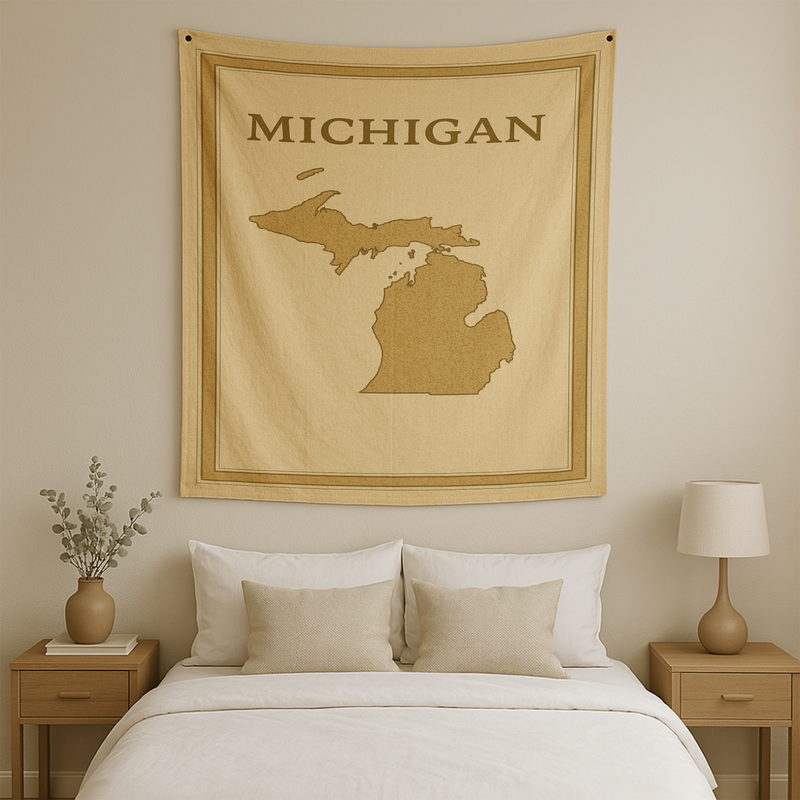 MICHIGAN WALL TAPESTRY