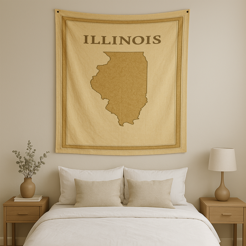 ILLINOIS WALL TAPESTRY