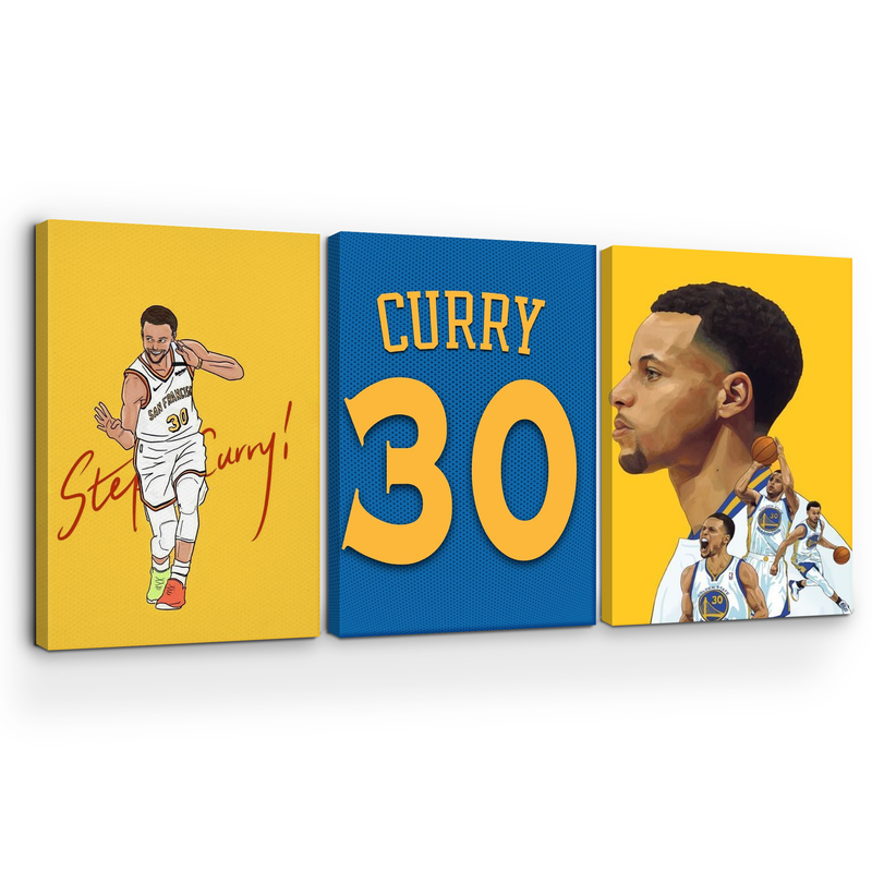 STEPHEN CURRY WALL CANVAS