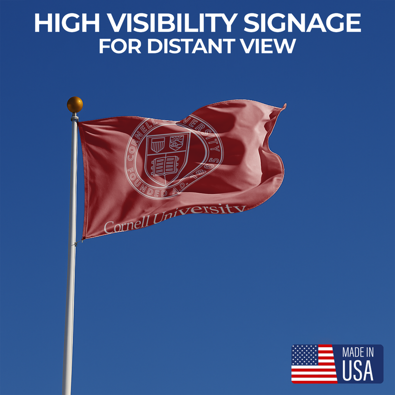 CORNELL UNIVERSITY FLAG
