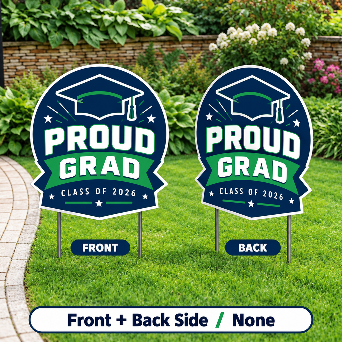 Custom Shape Cut Yard Signs