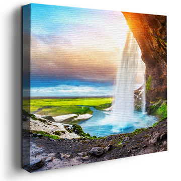 WATERFALL WALL CANVAS DECOR
