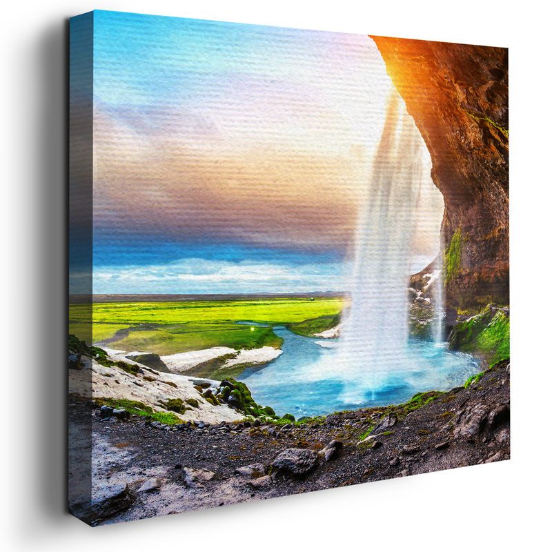 WATERFALL WALL CANVAS DECOR