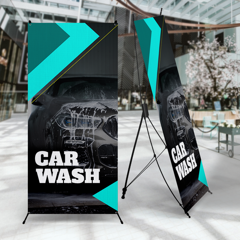CAR WASH X-BANNER