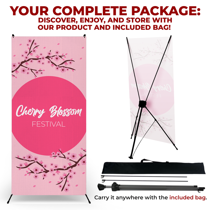CHERRY BLOSSOM FESTIVAL X-BANNER