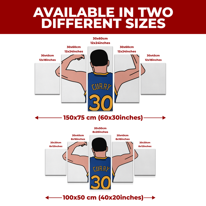 STEPHEN CURRY COMIC STYLE DECOR CANVAS