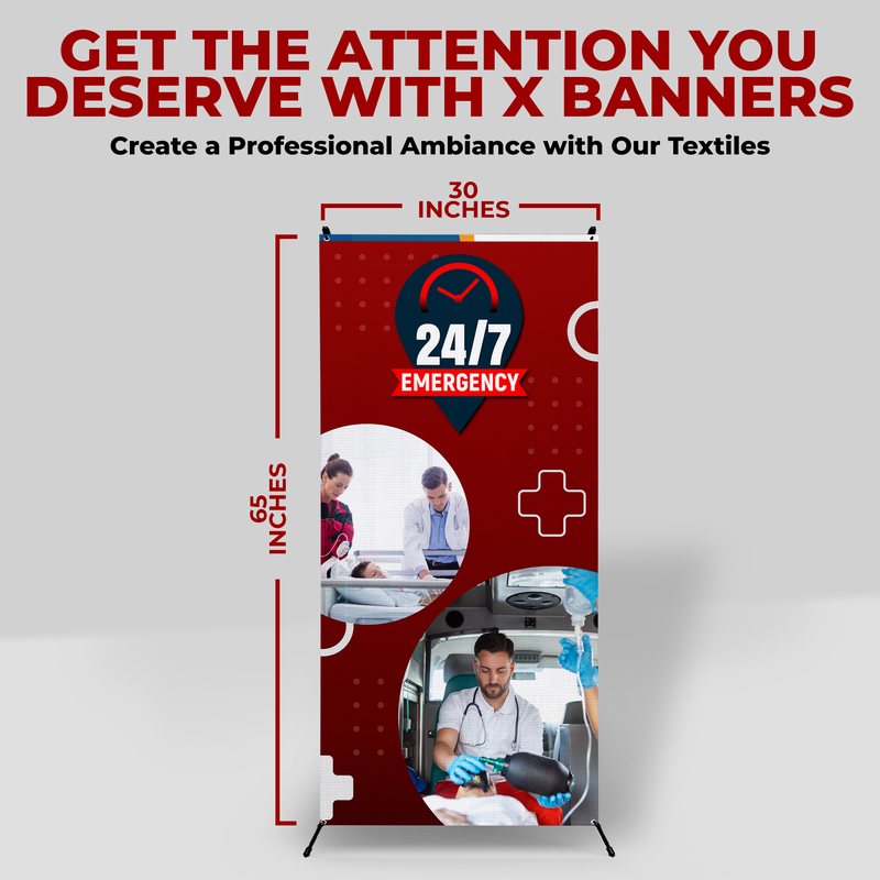 24/7 EMERGENCY X-BANNER
