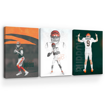 JOE BURROW #9 WALL CANVAS