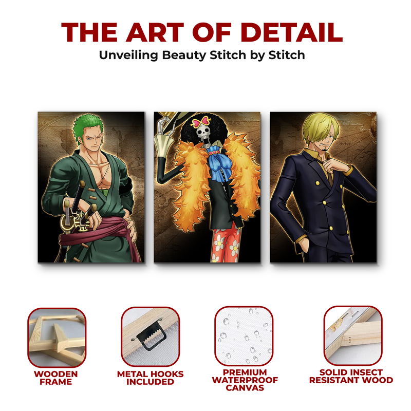 ONE PIECE WALL CANVAS