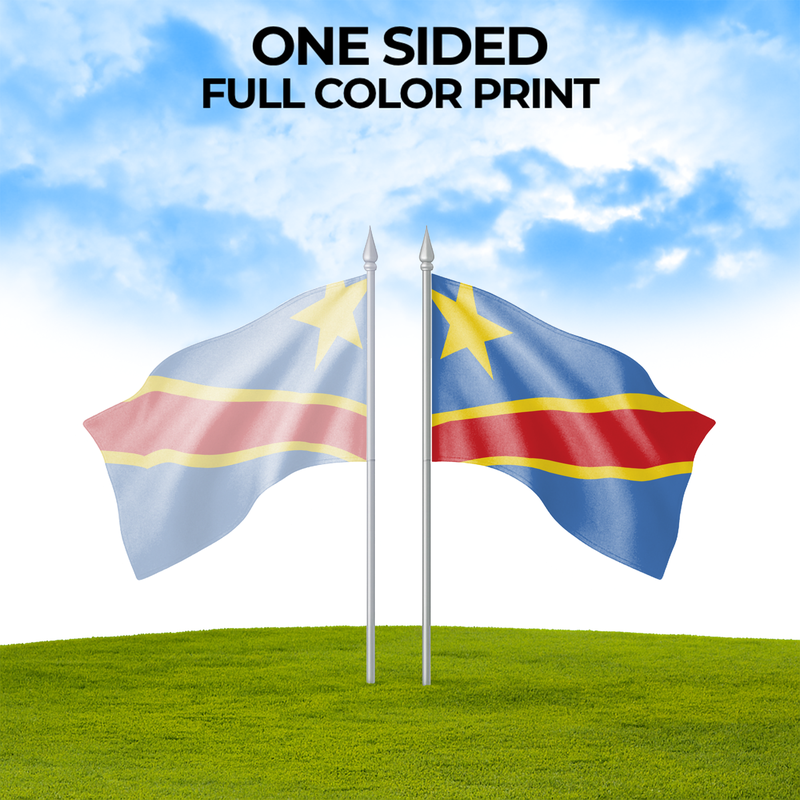 DEMOCRATIC REPUBLIC OF THE CONGO FLAG