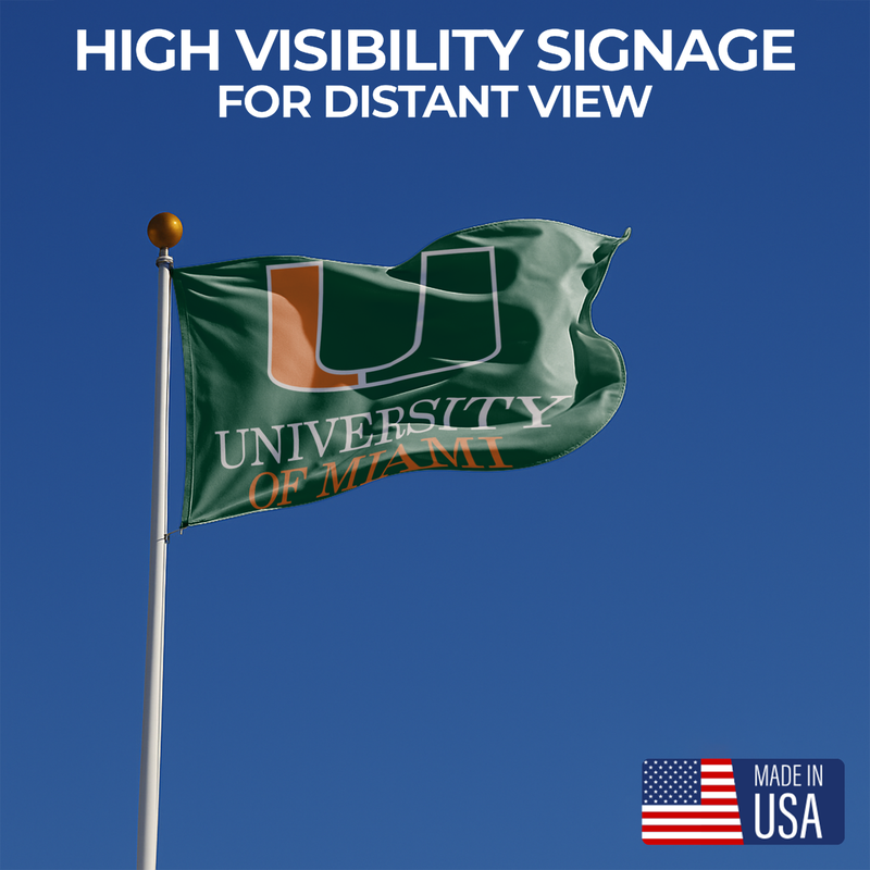 MIAMI (FL) UNIVERSITY FLAG