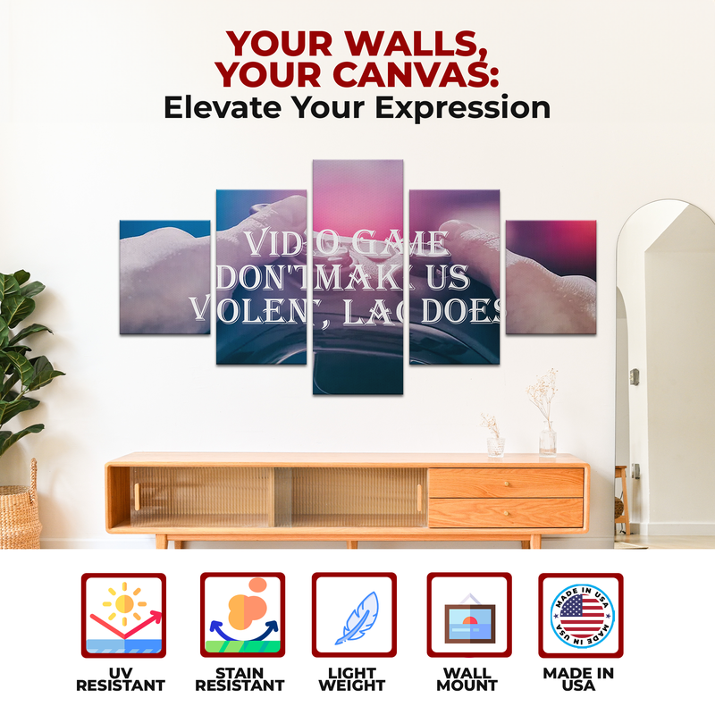 VIOLENT GAMER WALL CANVAS
