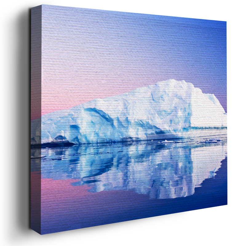 GLACIER WALL CANVAS DECOR