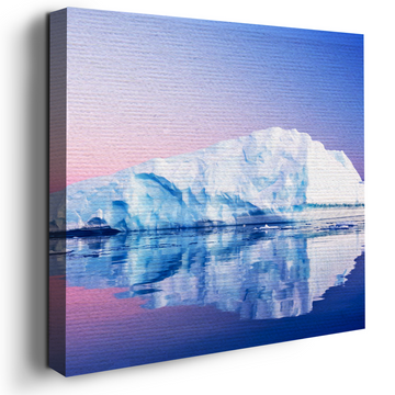 GLACIER WALL CANVAS DECOR