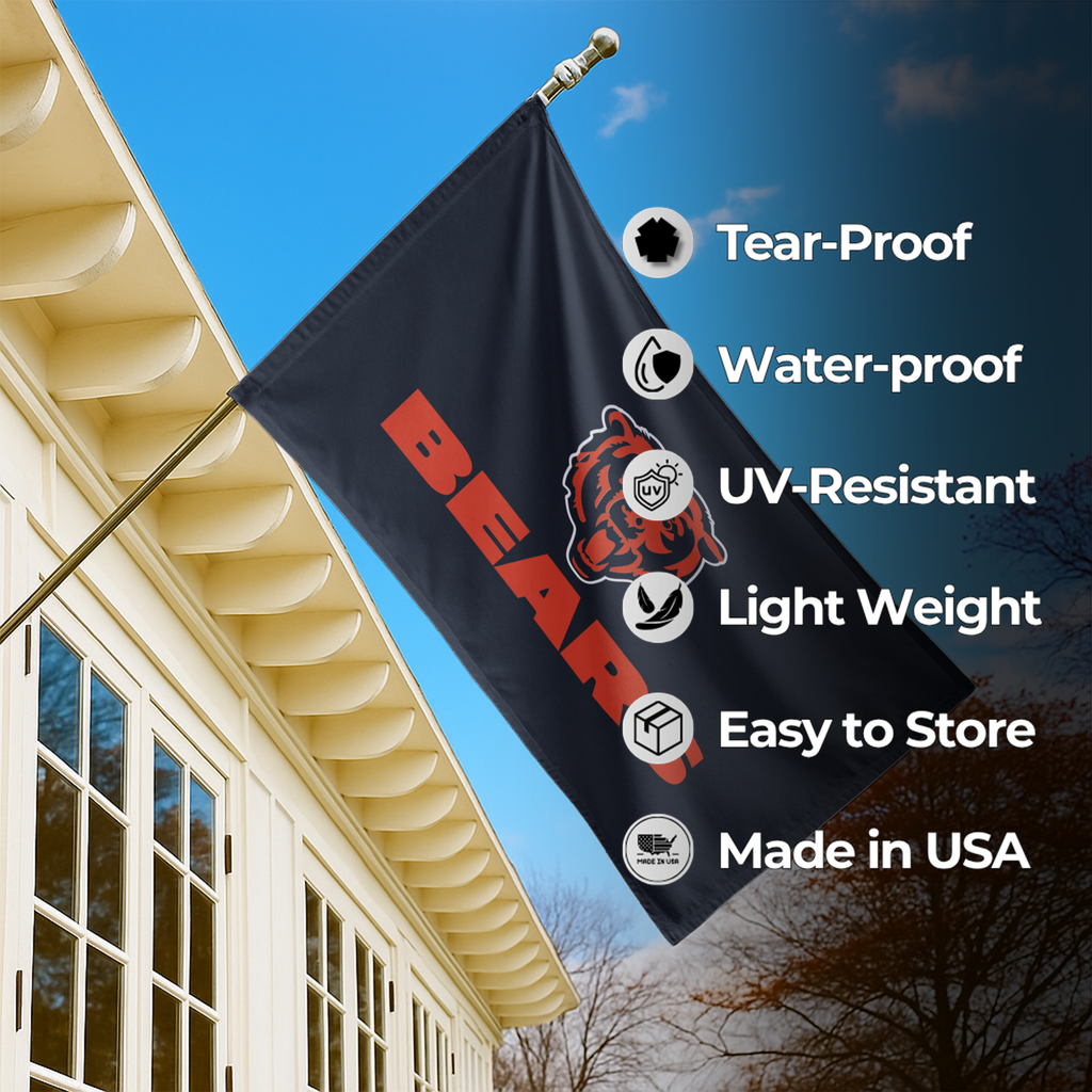 CHICAGO BEARS FLAG