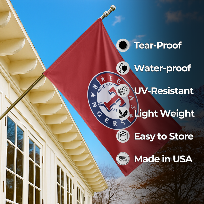 TEXAS RANGERS FLAG