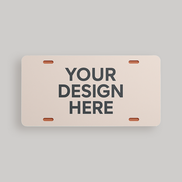 CUSTOM VEHICLE PLATE