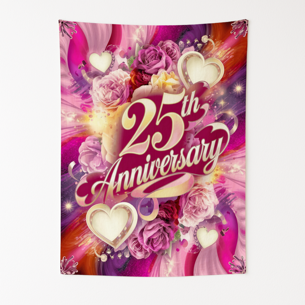 25TH ANNIVERSARY WALL TAPESTRY