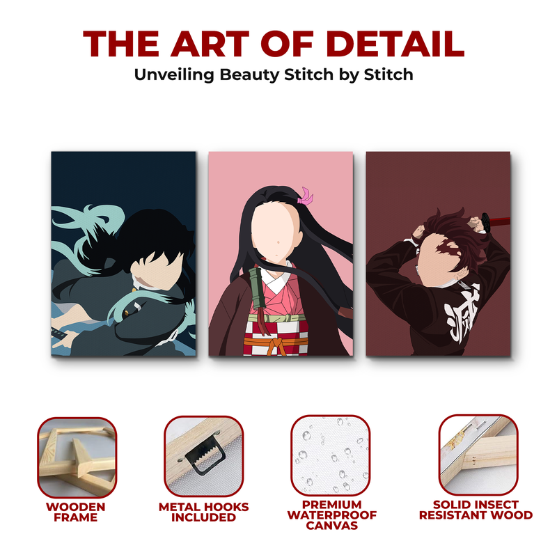 DEMON SLAYER WALL CANVAS