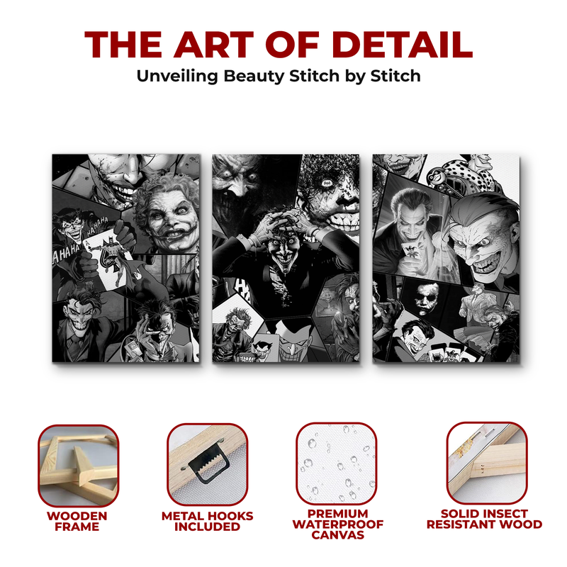JOKER DOMINATES WALL CANVAS